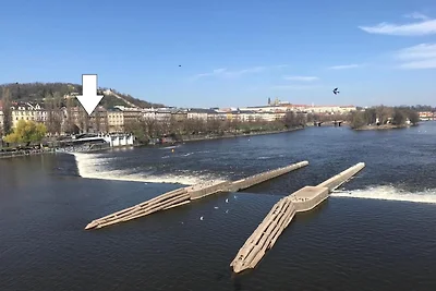 Appartamento unico a Praga vicino al fiume...