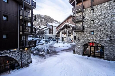 Helle Wohnung am Fuße der Pisten.