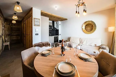 Appartamento sulla pista Marmotte con vasca...