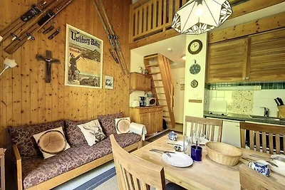 Apartment in Fontanettes mit Skizugang