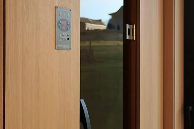 Modernes Designhaus mit Sauna