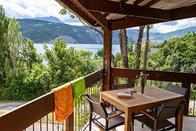 Wohnung am See Serre-Ponçon mit Pool