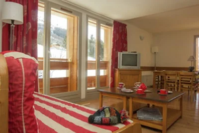 Wohnung in Frankreich mit Ski-Aussicht