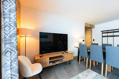 Wohnung in Plagne Centre mit Blick auf den Mo...