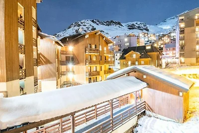 Wohnung in Val Thorens mit Pistenblick