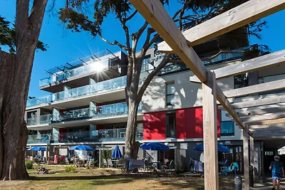 Studio mit Balkon oder Terrasse in Strandnähe