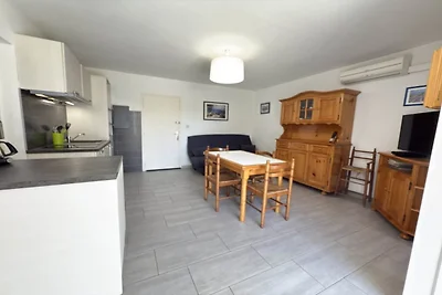 Appartement vlakbij het strand met terras
