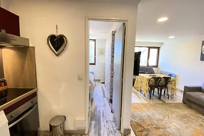 Apartment mit Blick auf die Piste für 7...