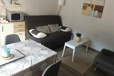 Apartment in Les Carroz mit Blick auf die...