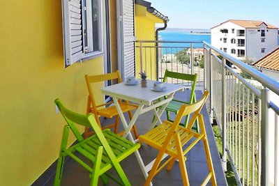 Appartement in Seline am Meer mit Meerblick-e...