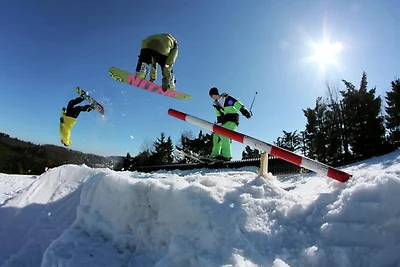 Ferienhaus gegenüber dem Skigebiet