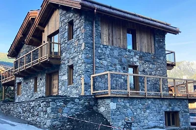 Chalet in Les Places met toegang tot de...