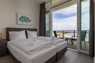 Angenehme Wohnung mit Blick aufs Wasser