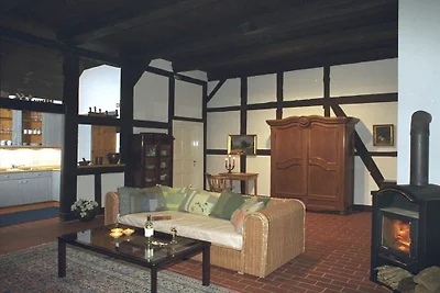 Historic half-timbered house Uhlenhorst