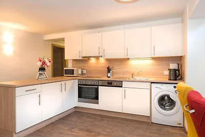 Ski-appartement met uitzicht op de bergen