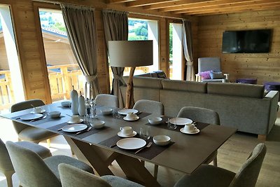 Leuk chalet met open haard in Megève