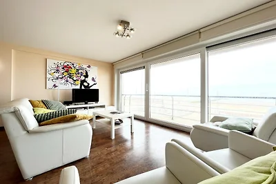 Appartement in Wenduine met Zeezicht