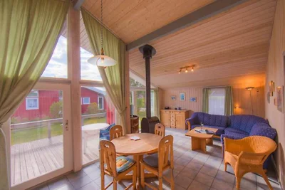 Ferienhaus mit Sauna im Ferienpark Mirow