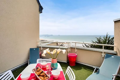 Apartment in Erquy mit Balkon und Meerblick