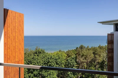 Große Wohnung mit Meerblick, Innenpool