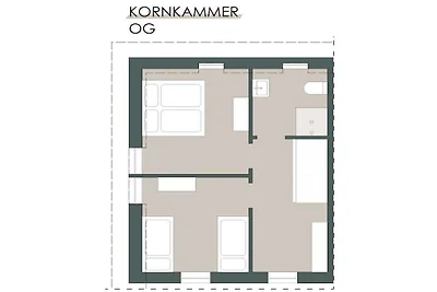 Holiday apartment with 1 bedroom