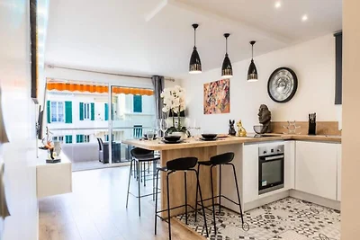 2-Zimmer-Apartment mit Terrasse, 8 Gehminuten...