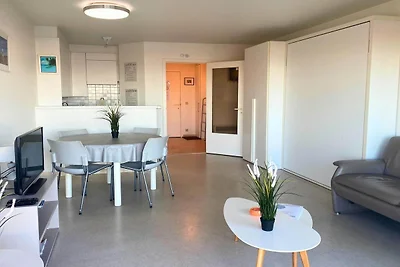 Studio in Nieuwpoort mit Meerblick-Terrasse
