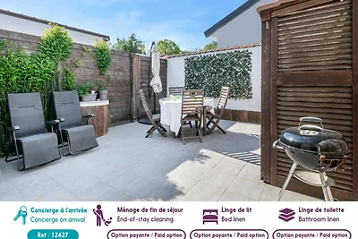 Appartement bij het strand van Cormier met ui...