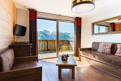 Ein Schlafzimmer mit Nische für sechs Persone...