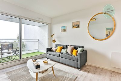 Appartement aan zee met balkon