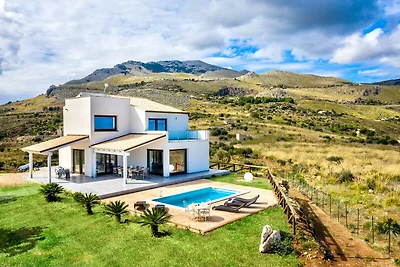 Villa in Scopello mit Meerblick