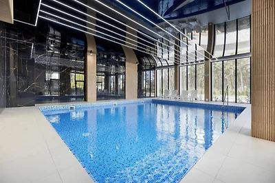 Komfortables Apartment, Innenpool, Strandnähe