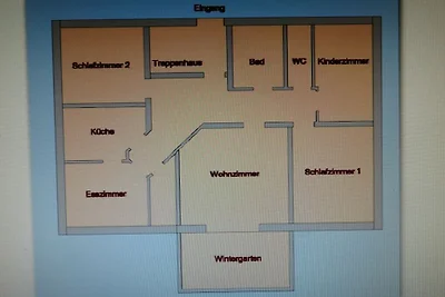 Ferienwohnung mit 3 Schlafzimmer