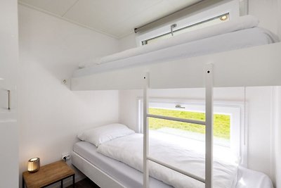 Moderne lodge met airconditioning, in groen...
