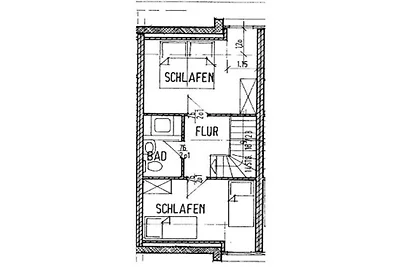 Ferienwohnung mit 2 Schlafzimmer
