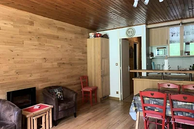 Wohnung in Pra-Loup mit Pistenblick