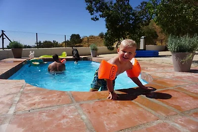 Villa in Malaga, privater Pool und Meerblick