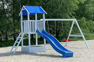 Vakantiehuis bij Oostzeestrand en Jamno-meer