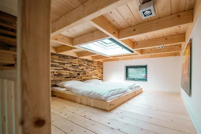 Nice tiny house with pellet stove