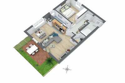 Ferienwohnung mit 1 Schlafzimmer