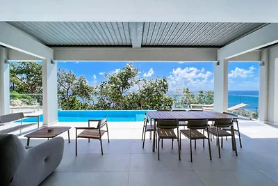 Villa a Saint-François con piscina a sfioro