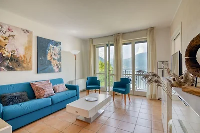 Appartement mit Seeblick auf den Luganersee