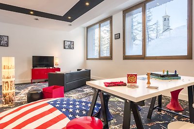 Wohnung in einem Chalet direkt am Skigisten