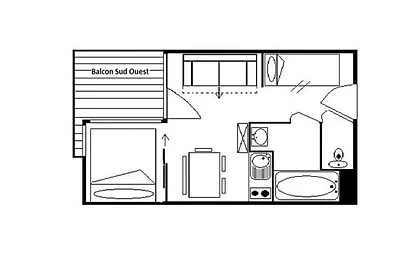 Wohnung in Bruyères an Skipisten
