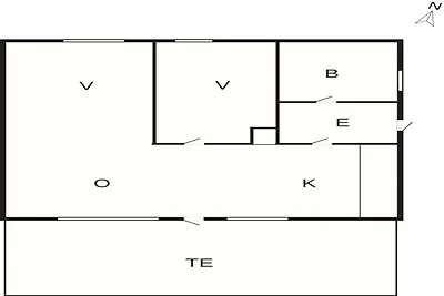 5 Personen Ferienhaus in Nexø-By Traum