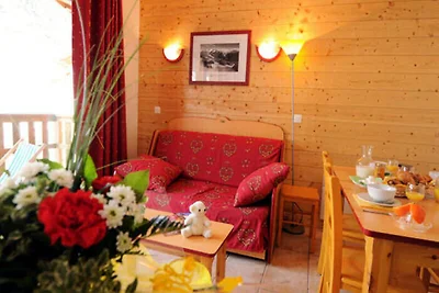 Wohnung in Aussois mit Bergblick