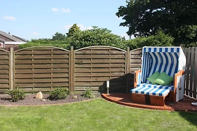 Holiday home in Hage with swimming pool