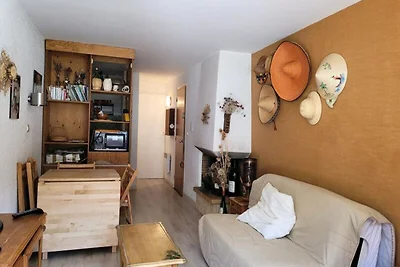 Apartment in Pra-Loup mit Bergblick