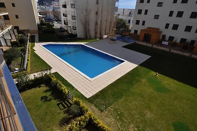 Apartment in Roses mit Balkon und Poolblick