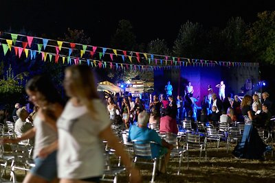 Hütte auf einem Campingplatz in Strandnähe